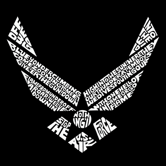 Men's Premium Blend Word Art T-shirt - LYRICS TO THE AIR FORCE SONG - Picture 2 of 2